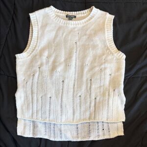wild fable Cream Knit Sleeveless Tank